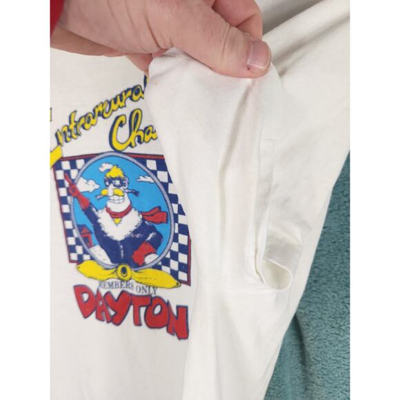 Vintage 90s Dayton Flyers T men's XL - Picture 4 of 6